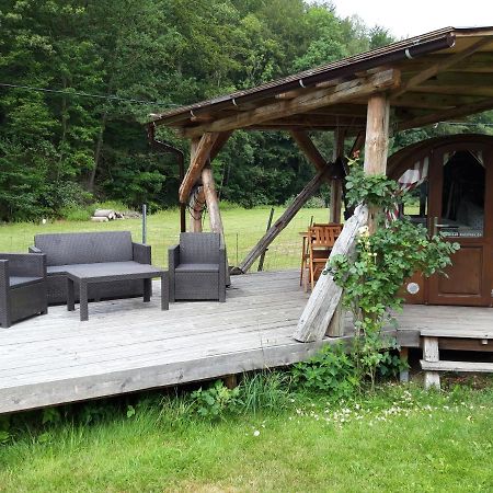 Schlummerfass An Der Bockmuehle Hohnstein Exterior foto